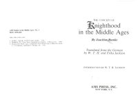 cover of the book The Concept of Knighthood in the Middle Ages