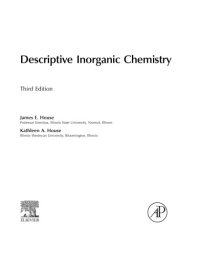 cover of the book Descriptive Inorganic Chemistry