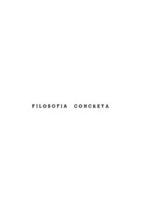 cover of the book Filosofia Concreta - Tomo II