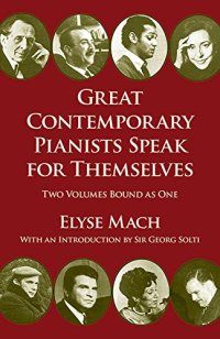 cover of the book Great Contemporary Pianists Speak for Themselves