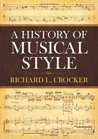 cover of the book A History of Musical Style