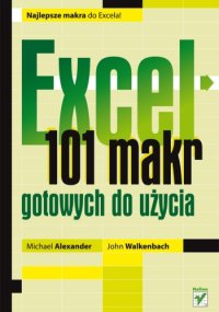 cover of the book Excel. 101 makr gotowych do użycia