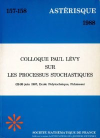 cover of the book Colloque Paul Lévy sur les processus stochastiques