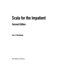 cover of the book Scala for the Impatient