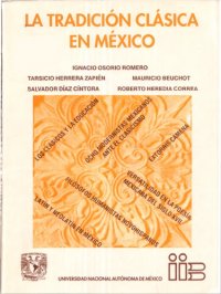 cover of the book La tradición clásica en México