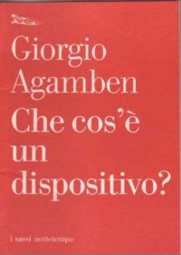 cover of the book Che cos’è un dispositivo?