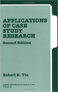 cover of the book Applications of case study research