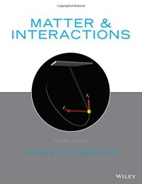 cover of the book Matter and Interactions