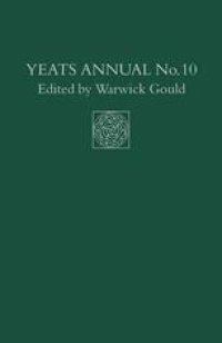 cover of the book Yeats Annual No. 10