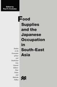 cover of the book Food Supplies and the Japanese Occupation in South-East Asia