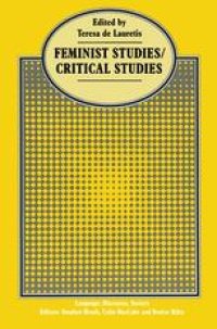 cover of the book Feminist Studies/Critical Studies