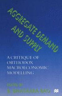 cover of the book Aggregate Demand and Supply: A Critique of Orthodox Macroeconomic Modelling