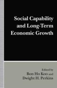 cover of the book Social Capability and Long-Term Economic Growth