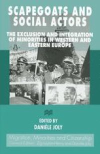 cover of the book Scapegoats and Social Actors: The Exclusion and Integration of Minorities in Western and Eastern Europe