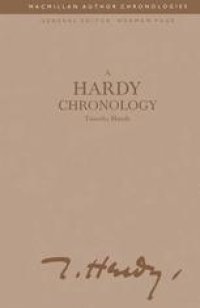 cover of the book A Hardy Chronology