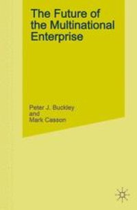 cover of the book The Future of the Multinational Enterprise