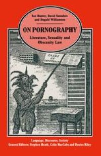 cover of the book On Pornography: Literature, Sexuality and Obscenity Law