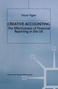 cover of the book Creative Accounting: The effectiveness of financial reporting in the UK