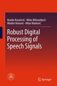 cover of the book Robust Digital Processing of Speech Signals