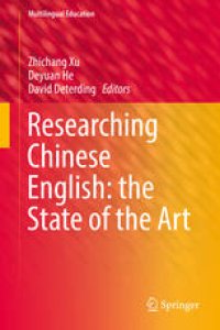 cover of the book Researching Chinese English: the State of the Art