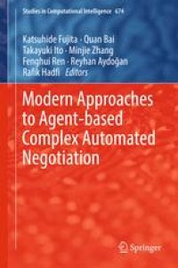 cover of the book Modern Approaches to Agent-based Complex Automated Negotiation