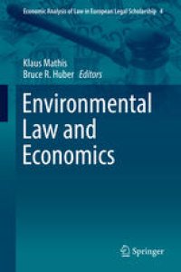 cover of the book Environmental Law and Economics