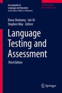 cover of the book Language Testing and Assessment