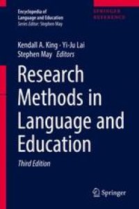 cover of the book Research Methods in Language and Education