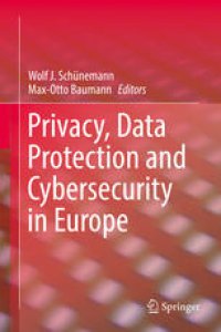 cover of the book Privacy, Data Protection and Cybersecurity in Europe