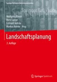 cover of the book Landschaftsplanung