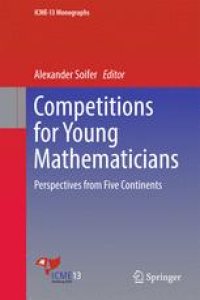 cover of the book Competitions for Young Mathematicians: Perspectives from Five Continents