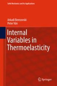 cover of the book Internal Variables in Thermoelasticity