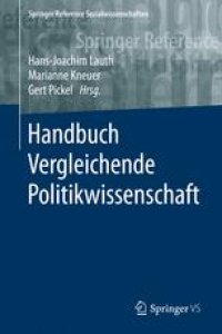 cover of the book Handbuch Vergleichende Politikwissenschaft