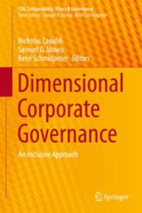 cover of the book Dimensional Corporate Governance: An Inclusive Approach