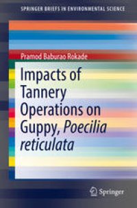 cover of the book Impacts of Tannery Operations on Guppy, Poecilia reticulata 