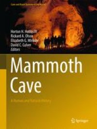 cover of the book Mammoth Cave: A Human and Natural History