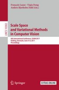 cover of the book Scale Space and Variational Methods in Computer Vision: 6th International Conference, SSVM 2017, Kolding, Denmark, June 4-8, 2017, Proceedings