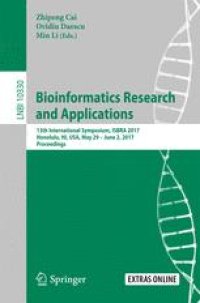 cover of the book Bioinformatics Research and Applications: 13th International Symposium, ISBRA 2017, Honolulu, HI, USA, May 29 – June 2, 2017, Proceedings