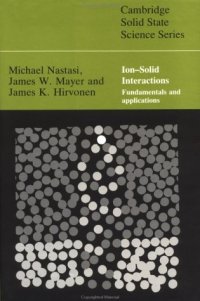 cover of the book Ion-solid interactions: fundamentals and applications