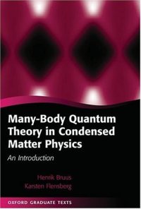 cover of the book Many-body quantum theory in condensed matter physics