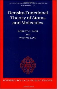 cover of the book Density-functional theory of atoms and molecules