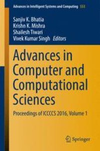 cover of the book Advances in Computer and Computational Sciences: Proceedings of ICCCCS 2016, Volume 1