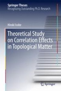 cover of the book Theoretical Study on Correlation Effects in Topological Matter