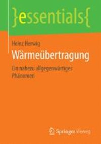 cover of the book Wärmeübertragung: Ein nahezu allgegenwärtiges Phänomen