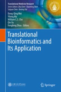 cover of the book Translational Bioinformatics and Its Application