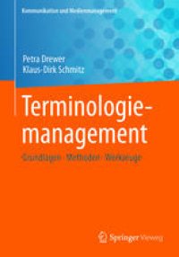 cover of the book Terminologiemanagement: Grundlagen - Methoden - Werkzeuge