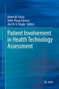 cover of the book Patient Involvement in Health Technology Assessment