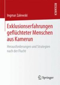 cover of the book Exklusionserfahrungen geflüchteter Menschen aus Kamerun: Herausforderungen und Strategien nach der Flucht