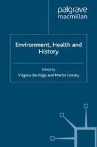 cover of the book Environment, Health and History