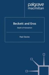 cover of the book Beckett and Eros: Death of Humanism